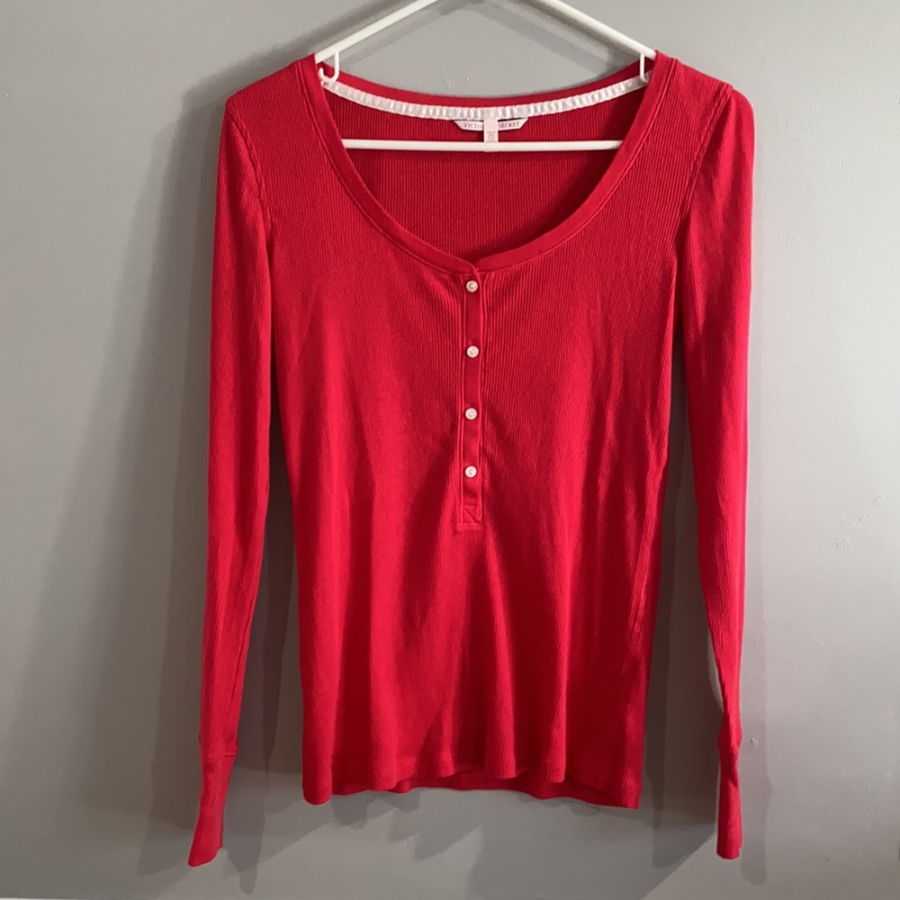 Victoria's Secret  Pajama Top Sleep Shirt size XS